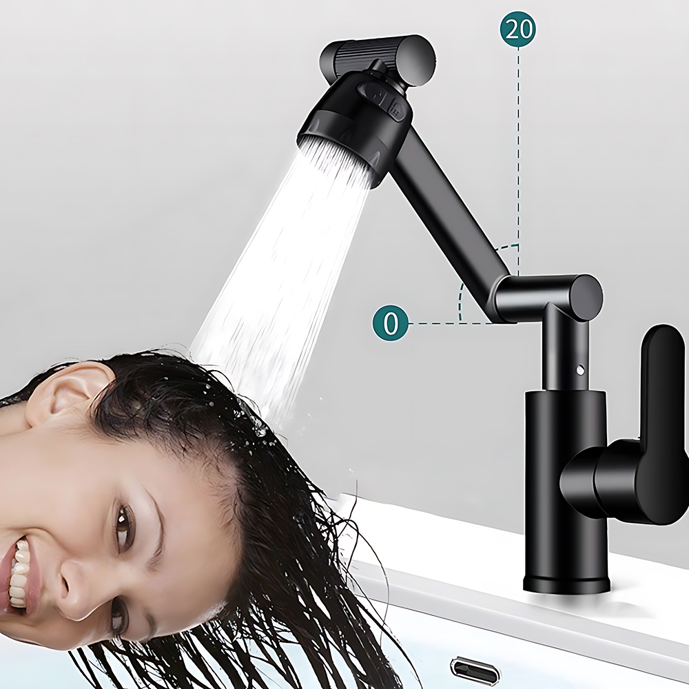 Hi Tech Kitchen Accessories - Mechanical Arm Universal Faucet Bathroom Kitchen