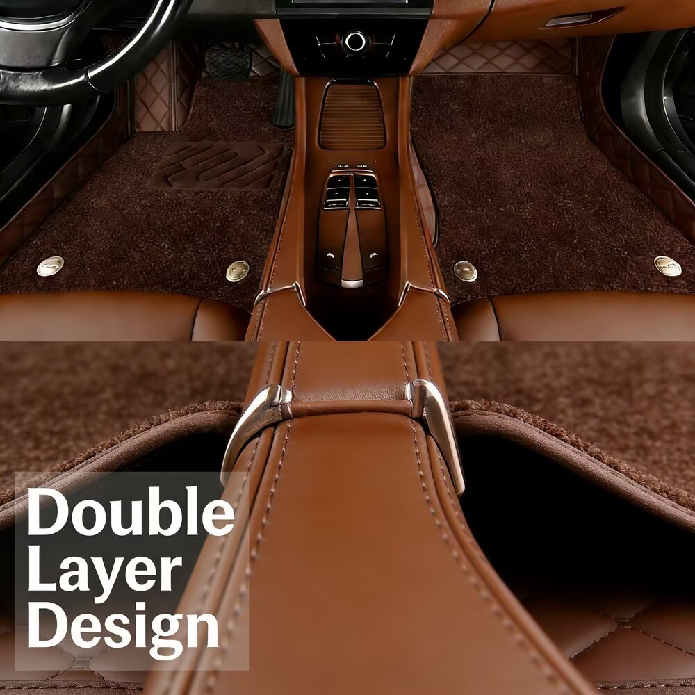 Tech Accessories Dacia - 5D Double Layer Car Floor Mats