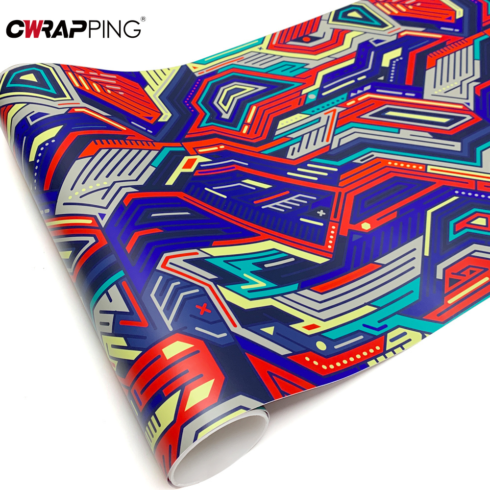 Accessories Tech Pack - Car Film Covering Vibrant Tech Geometric