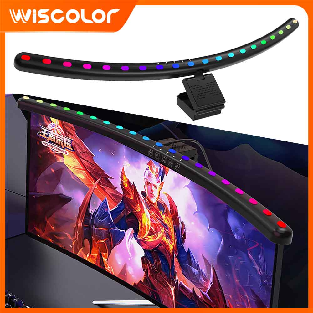 Tech Table Accessories - RGB Light Bar Monitor Smart Setup
