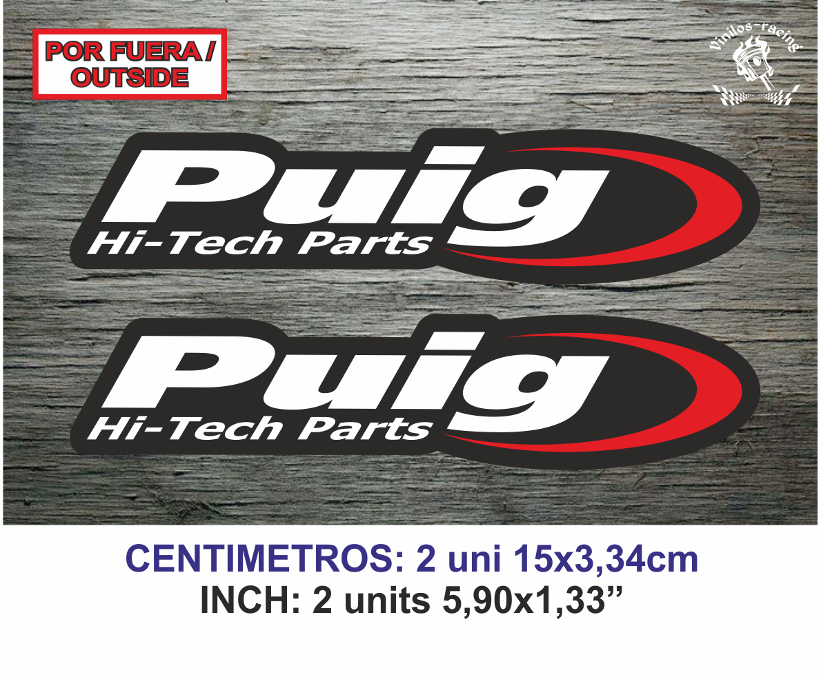 Puig Racing Hi-Tech Sticker NG - огляд і ціна Tech Accessories Words