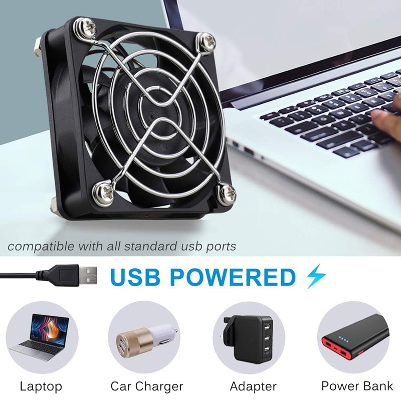 8/12cm 12V USB Powered Compute - огляд і ціна Usb Fan Silent