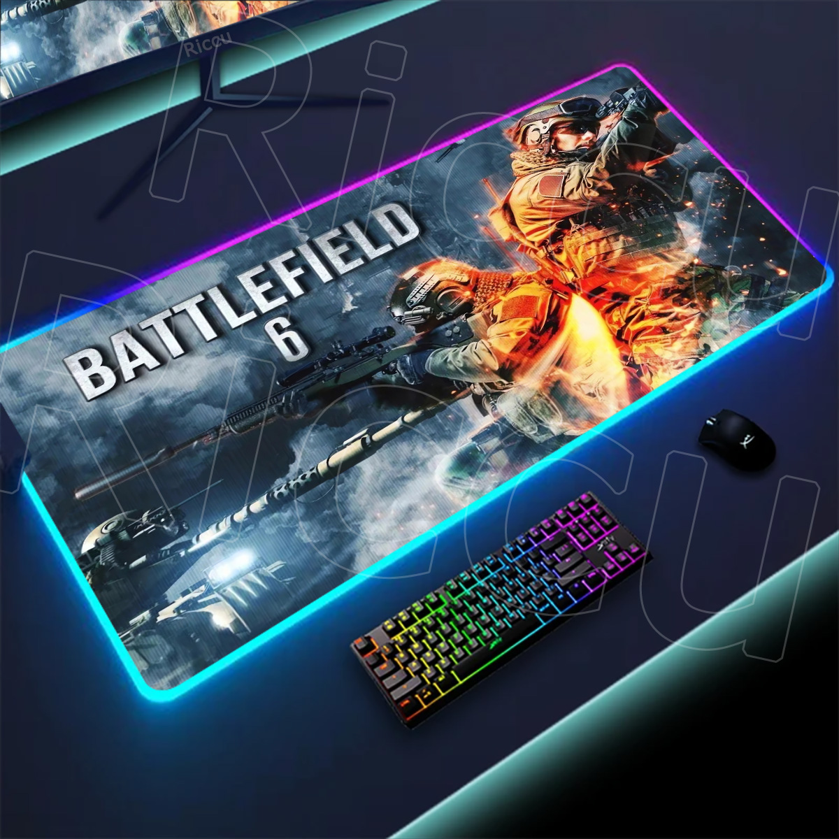 New Gamer Rgb Desk Mat Back Li - огляд і ціна Tech Table Accessories