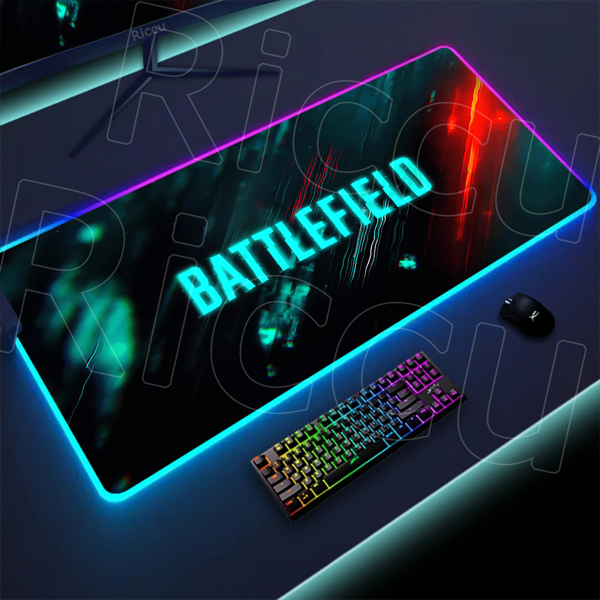 New Gamer Rgb Desk Mat Back Li - огляд і ціна Tech Table Accessories
