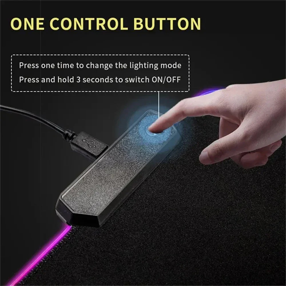 New Gamer Rgb Desk Mat Back Li - огляд і ціна Tech Table Accessories