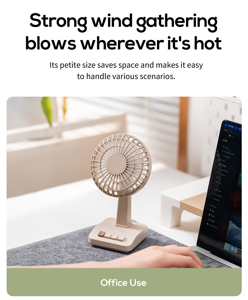 2026 New Retro Desktop Fan Por - огляд і ціна Usb Fan Silent