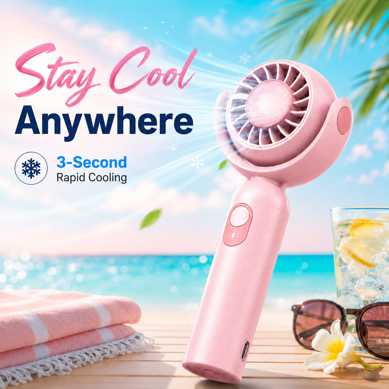 Portable Handheld Fan, Foldabl - огляд і ціна Usb Fan Silent