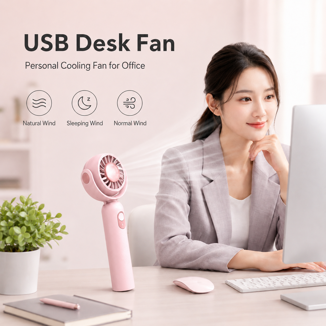 Portable Handheld Fan, Foldabl - огляд і ціна Usb Fan Silent