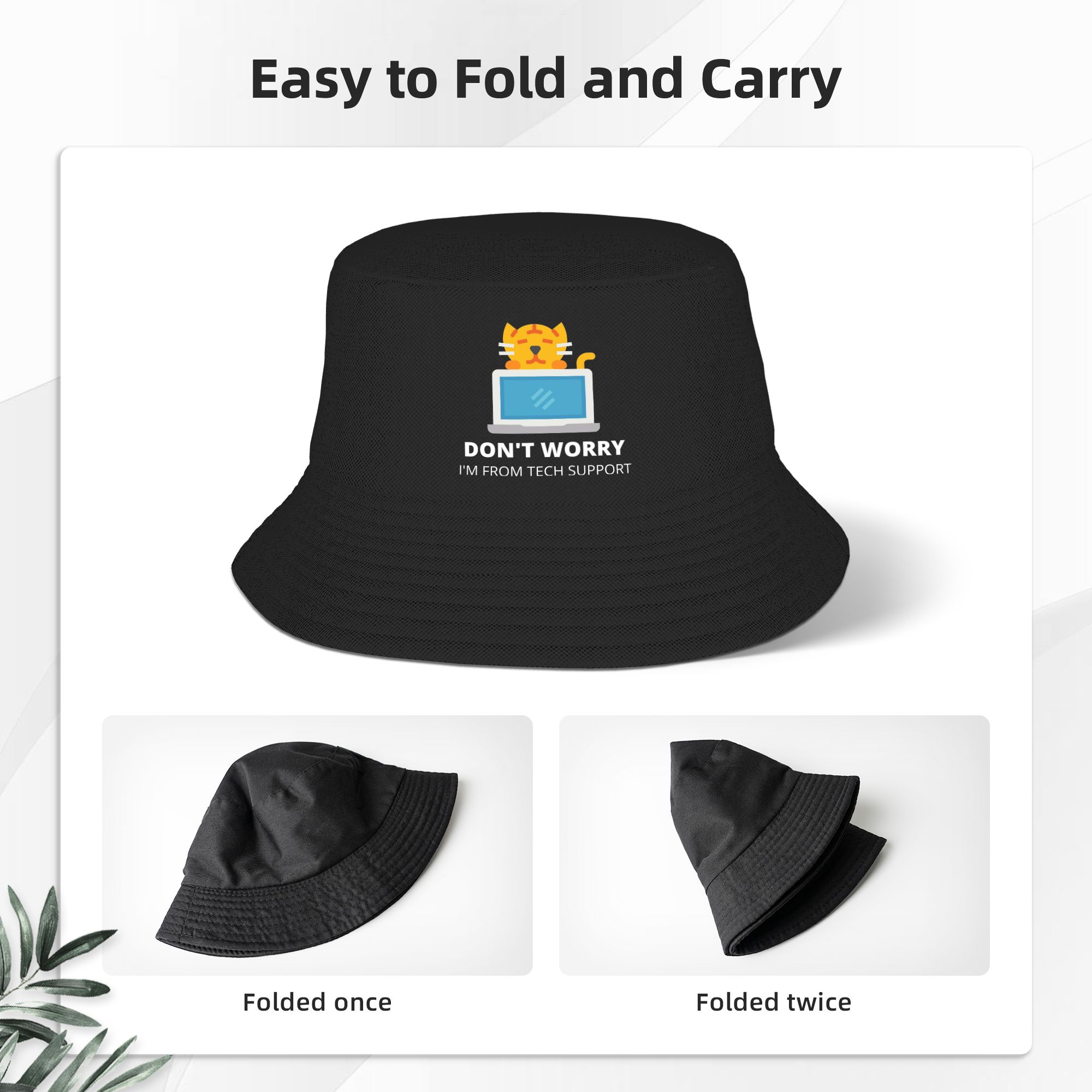 Girl Boy Harajuku Bucket Hat D - огляд і ціна Tech Girl Accessories