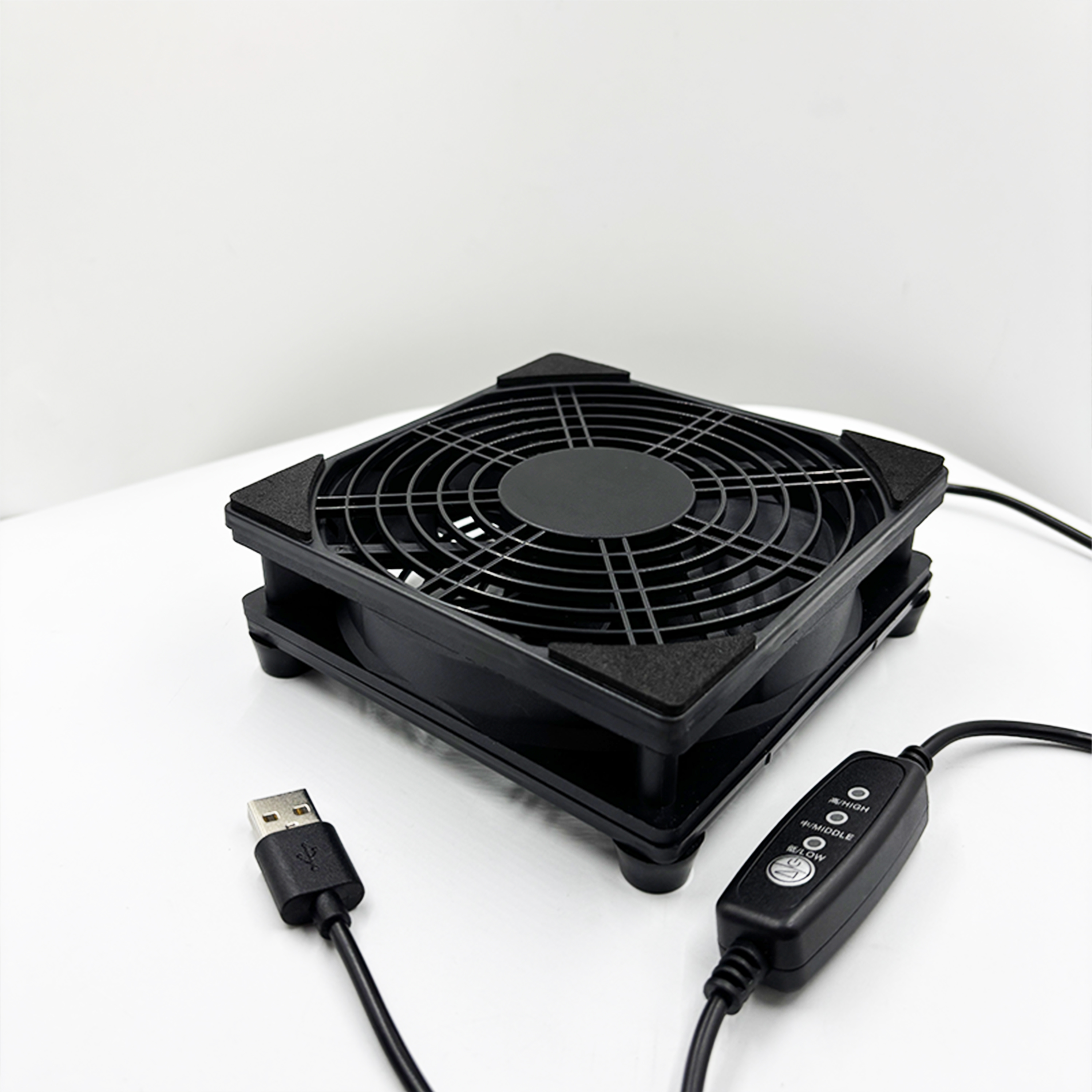 3-speed adjustable fan with US - огляд і ціна Usb Fan Silent