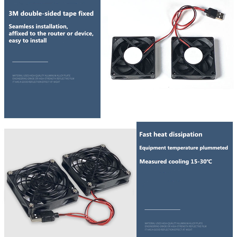 Dual fan high air volume ultra - огляд і ціна Usb Fan Silent