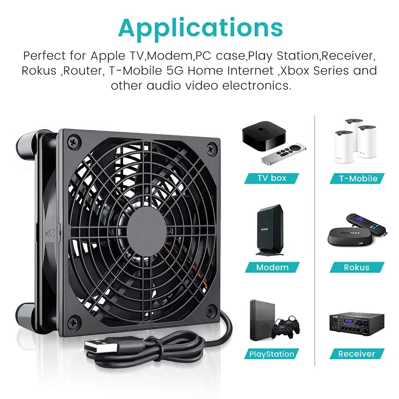 USB Powered Computer PC Case F - огляд і ціна Usb Fan Silent