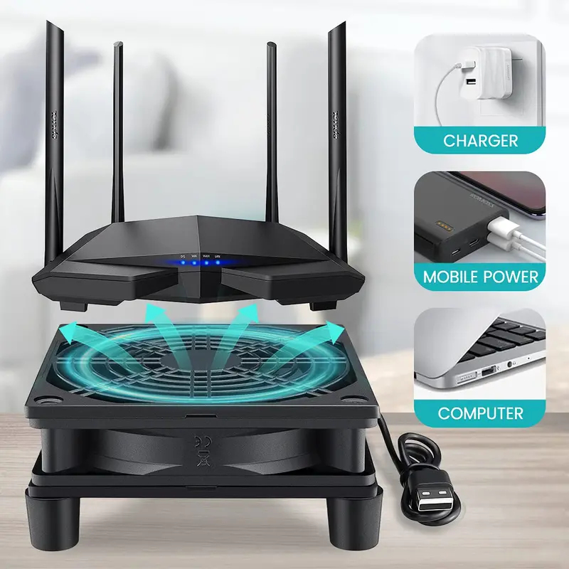 USB Powered Computer PC Case F - огляд і ціна Usb Fan Silent