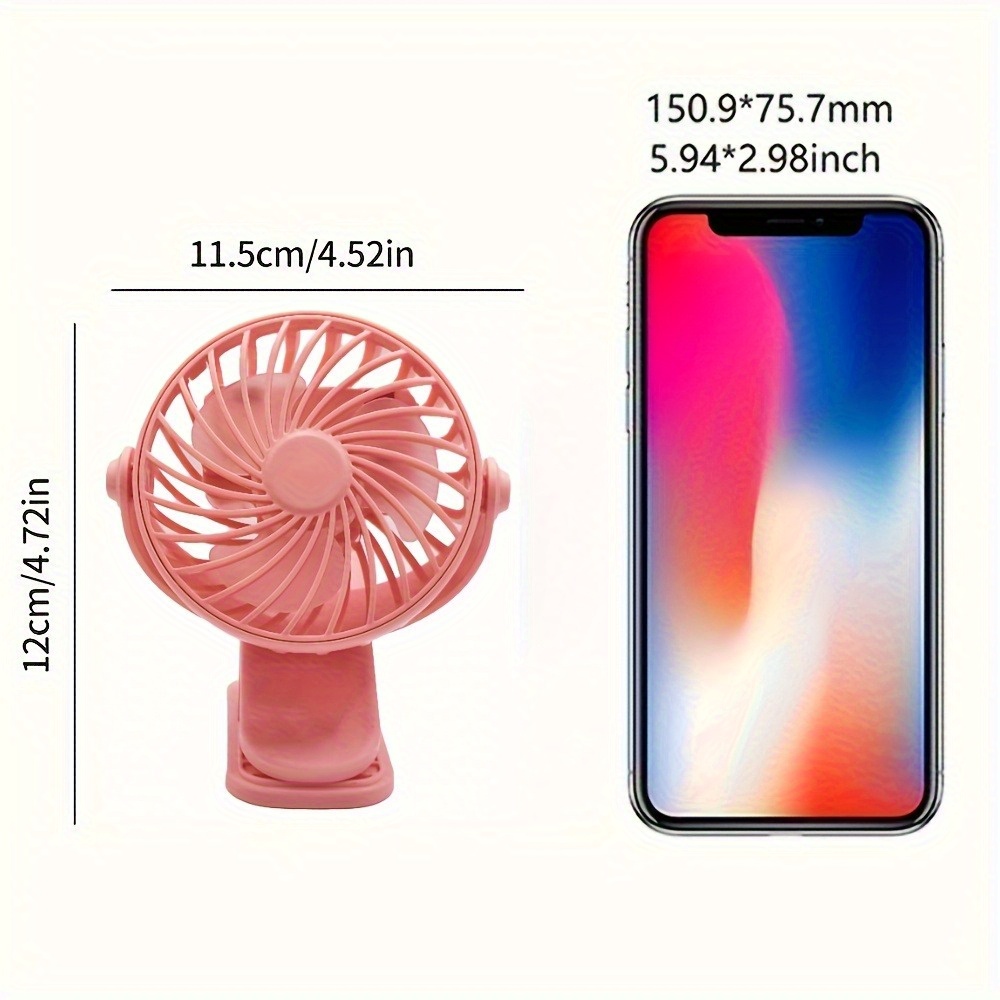 1pc 360° Adjustable USB Clip o - огляд і ціна Usb Fan Silent