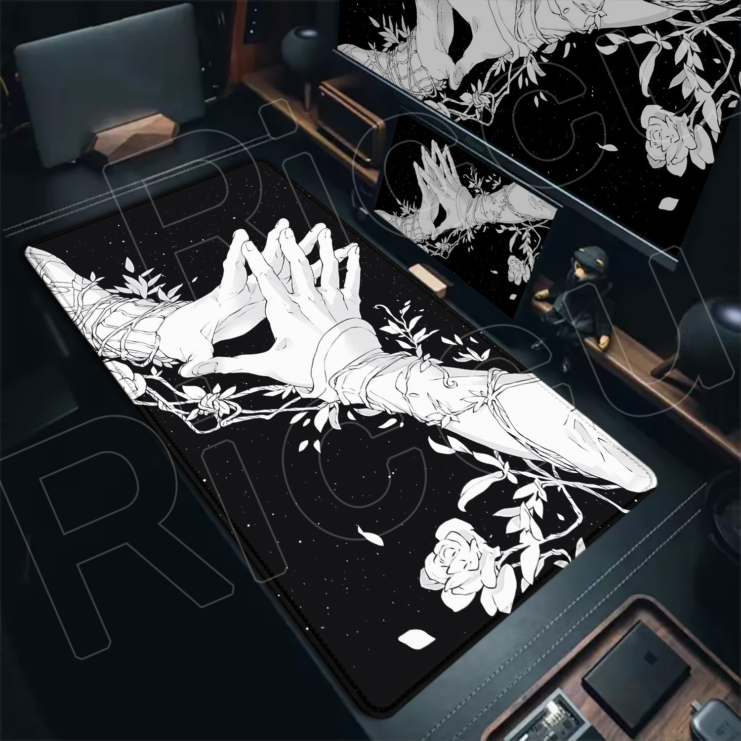 HD Large Black White XXL Gothi - огляд і ціна Tech Table Accessories