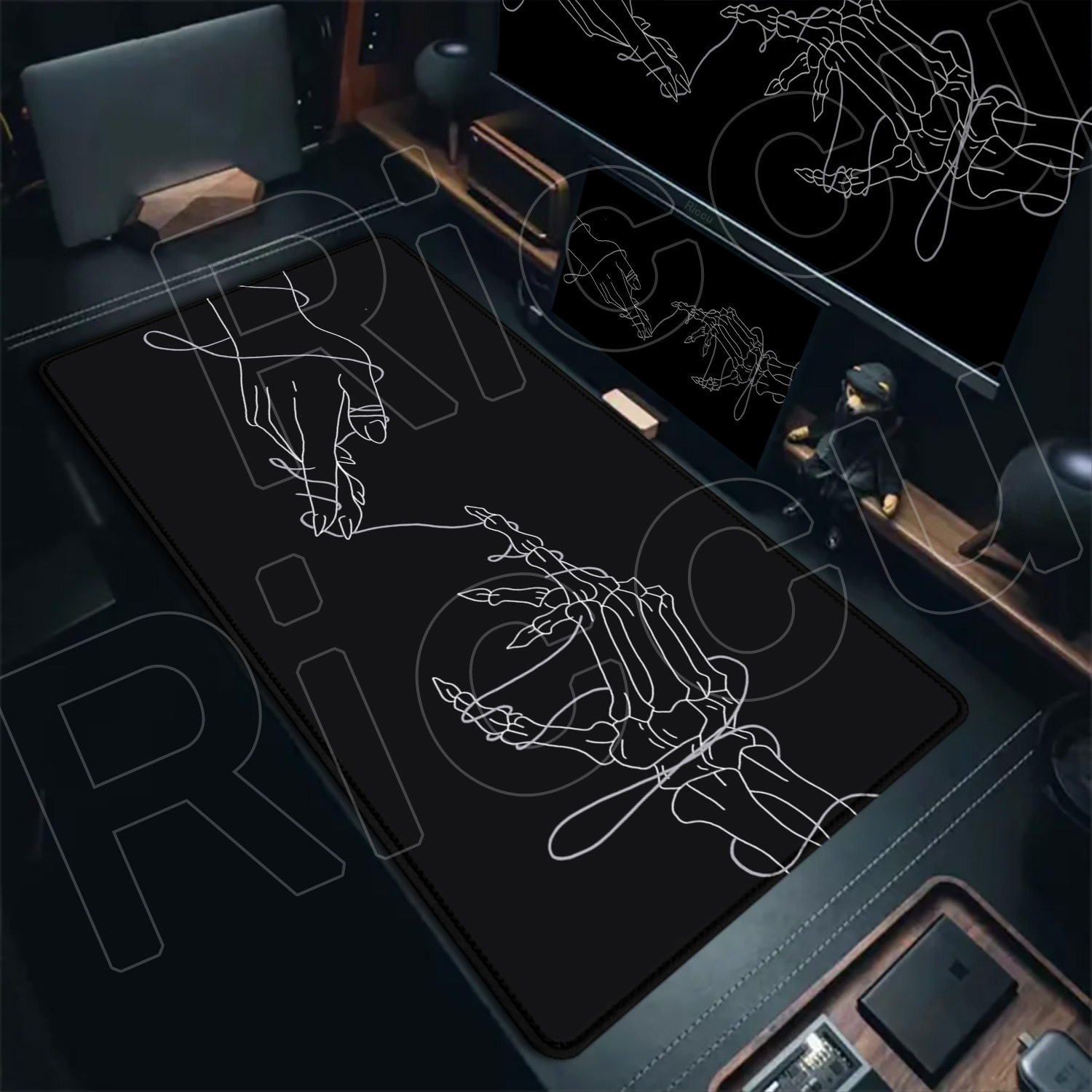 HD Large Black White XXL Gothi - огляд і ціна Tech Table Accessories