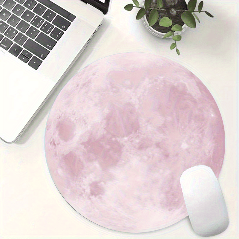 Moon pattern  round Mouse Pad  - огляд і ціна Tech Table Accessories