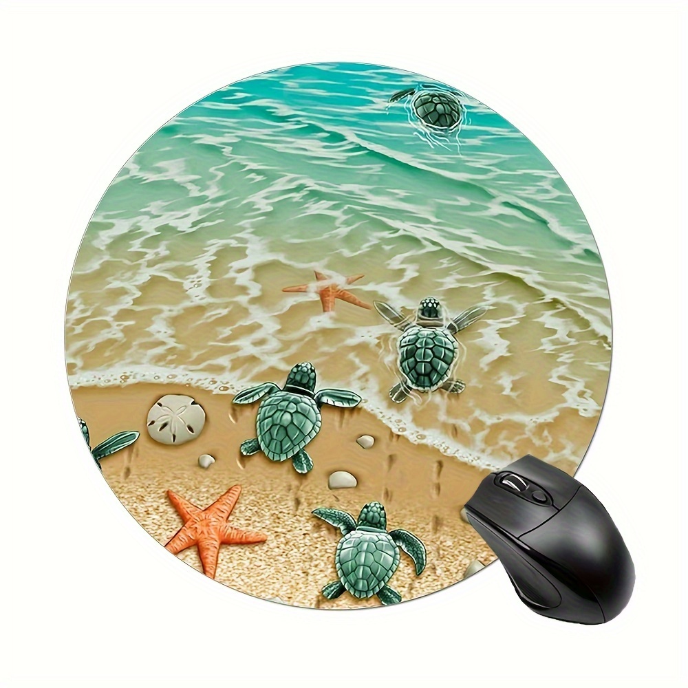 Adorable Turtle Starfish Round - огляд і ціна Tech Table Accessories