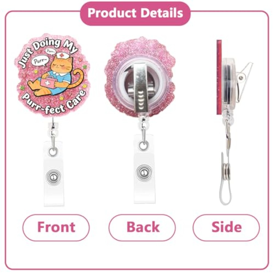 Nurse Badge Reel Retractable,  - огляд і ціна Tech Accessories For Students